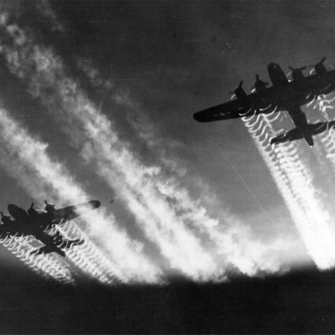 Die deutsche Luftwaffe konnte immer weniger gegen die Bomberflotten ausrichten.