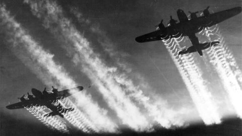 Die deutsche Luftwaffe konnte immer weniger gegen die Bomberflotten ausrichten.