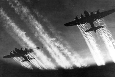 Die deutsche Luftwaffe konnte immer weniger gegen die Bomberflotten ausrichten.