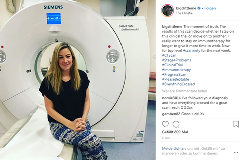 Rachael Bland hat Krebs, der als "unheilbar" eingestuft wurde
