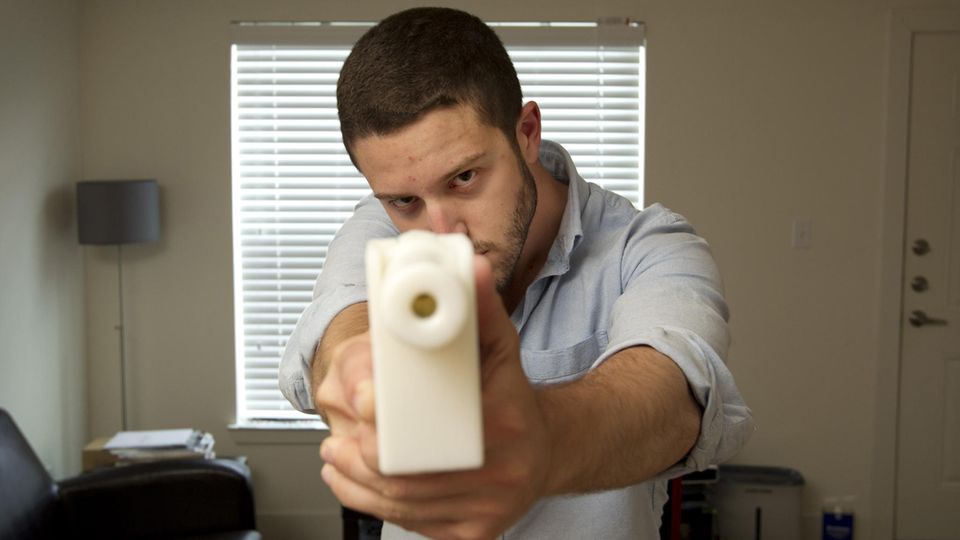 Cody Wilson und sein "Liberator", eine Plastikpistole aus dem 3D-Drucker