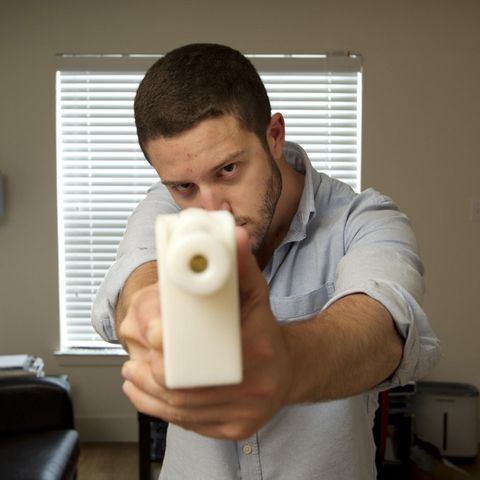 Cody Wilson und sein "Liberator", eine Plastikpistole aus dem 3D-Drucker