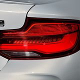 Die Heckleuchtengrafik scheint dreidimensional