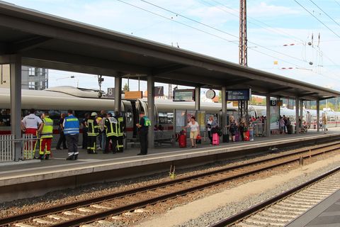 ICE Aschaffenburg -Großeinsatz - Petrischale