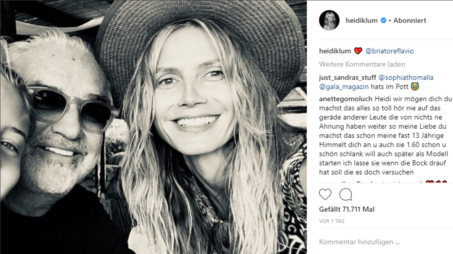 Heidi Klum Flavio Briatore