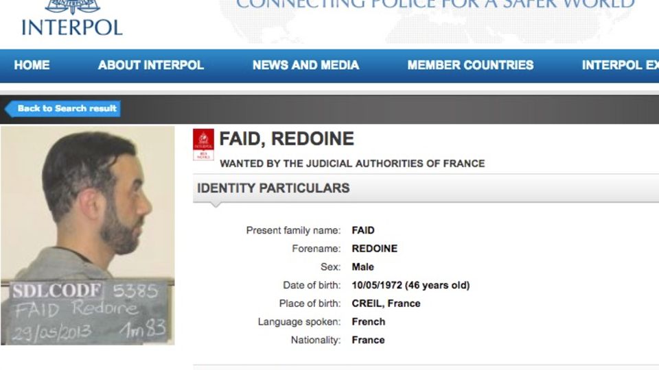 Screenshot der Interpolseite