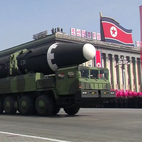 Eine Interkontinentalrakete vom Typ Hwasong-15 (Archivbild)