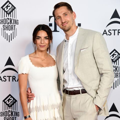 Lilli Hollunder und ihr Mann René Adler beim Filmfest in München