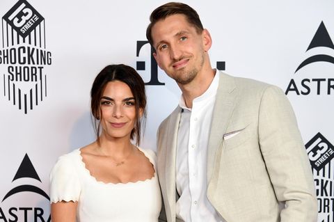 Lilli Hollunder und ihr Mann René Adler beim Filmfest in München