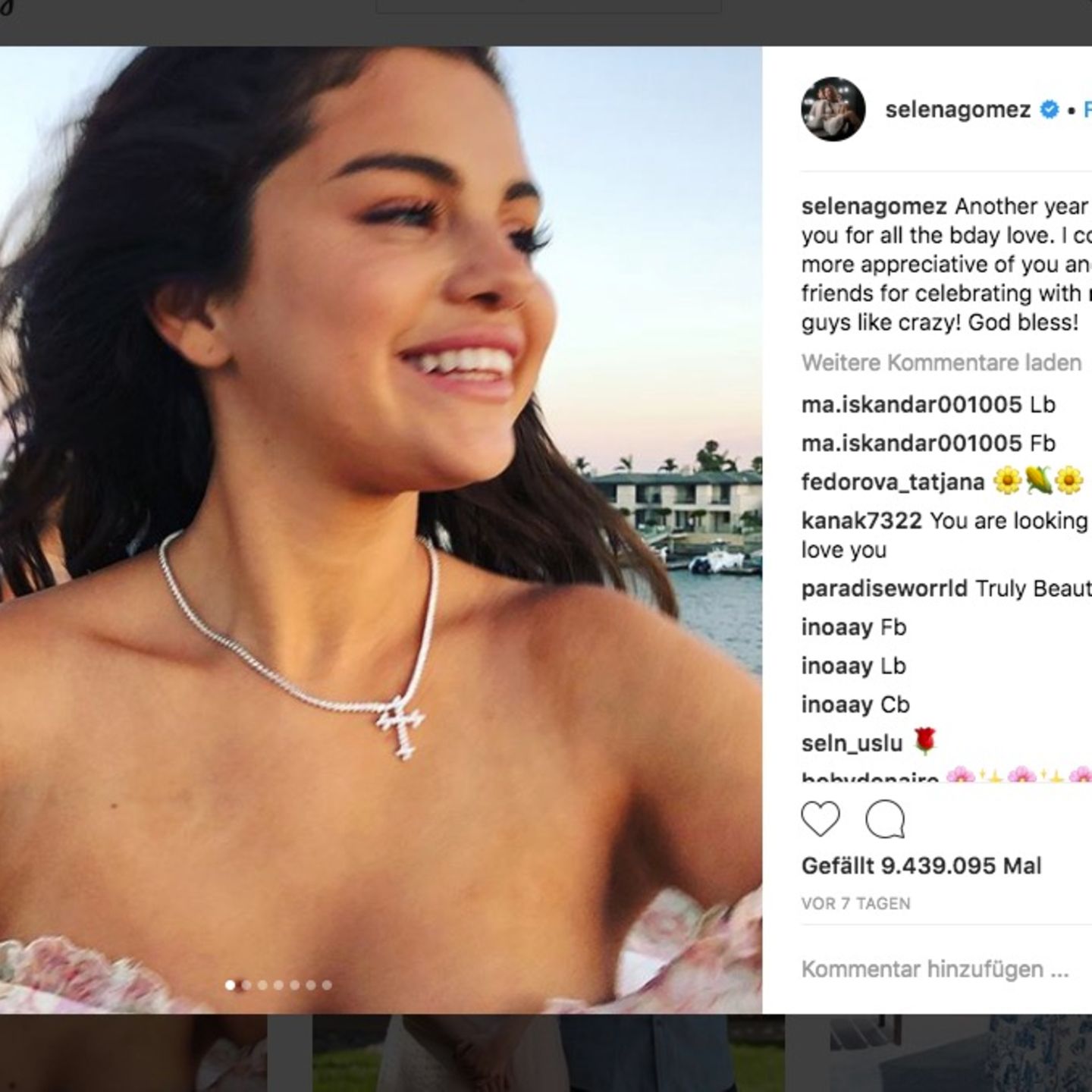 Selena Gomez A Glissé Son Téton Sur Instagram