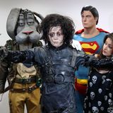 Das Kostüm von Edward mit den Scherenhänden