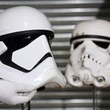 Stormtrooper-Helme aus dem Film "Star Wars - Der letzte Jedi" 