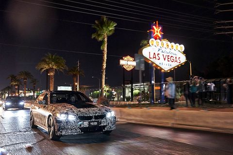 BMW 3er Hitzereprobung Las Vegas