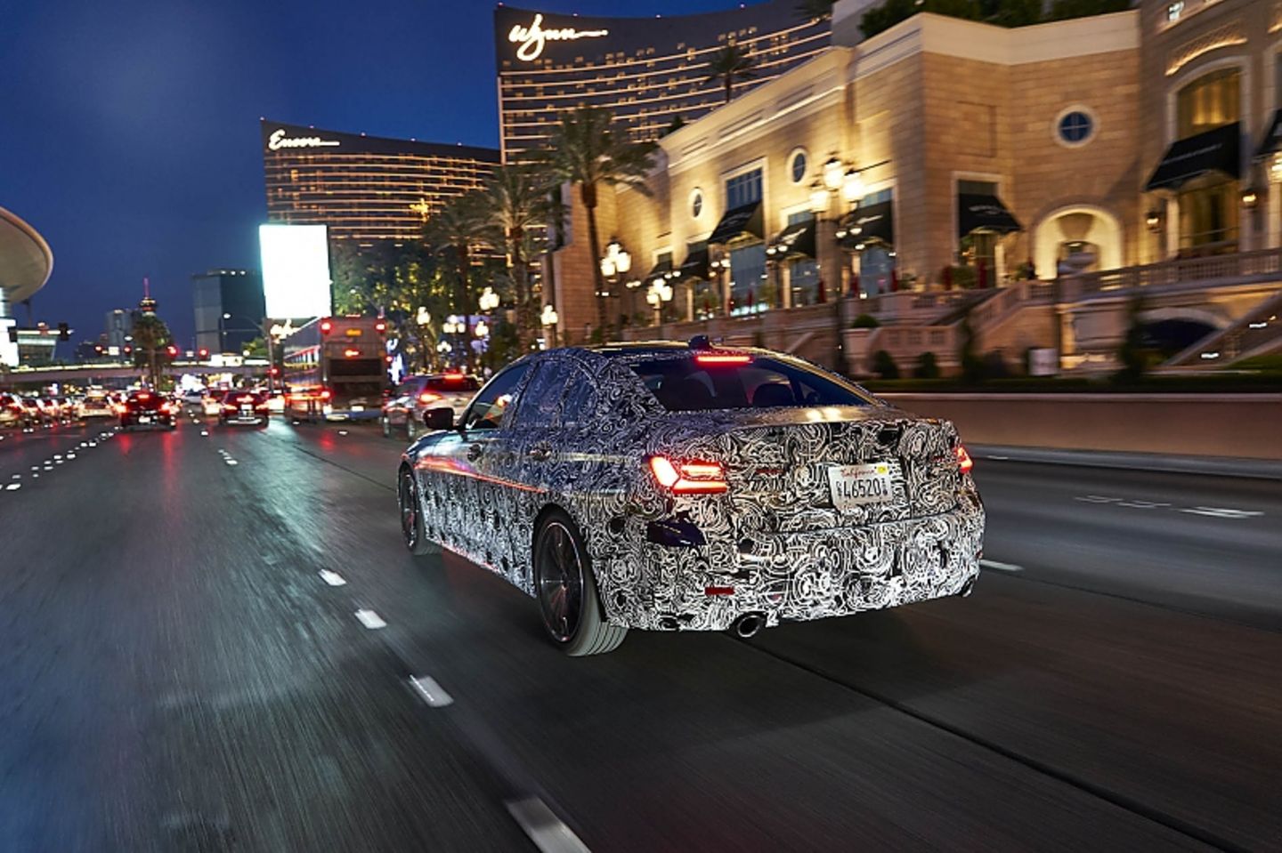 BMW 3er Hitzereprobung Las Vegas