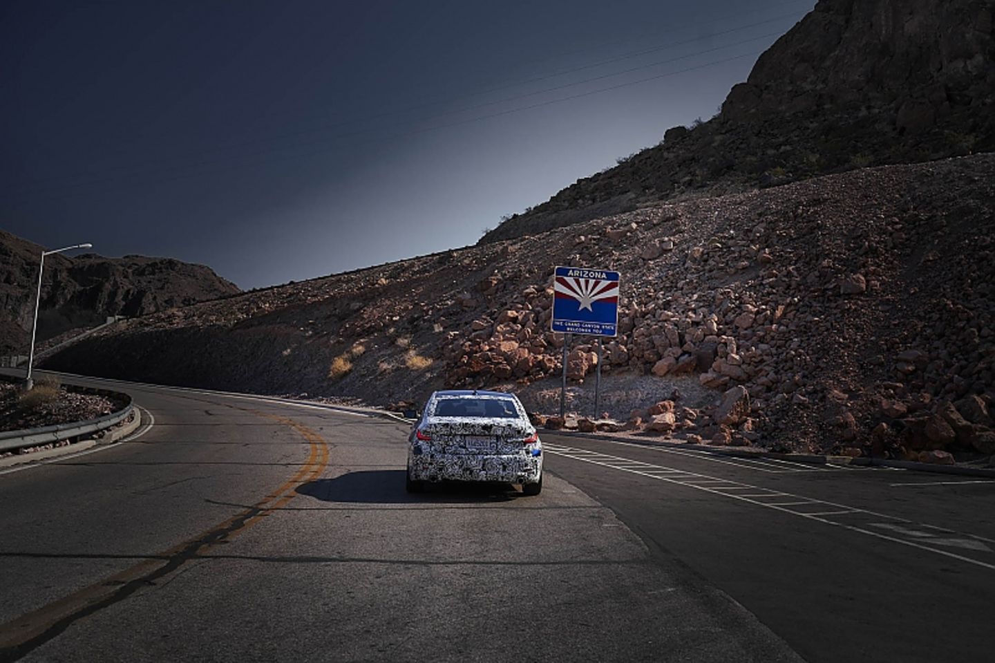 BMW 3er Erprobung Hoover Dam