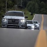 Mercedes GLE 2019 - Testkolonne auf der Langstrecke