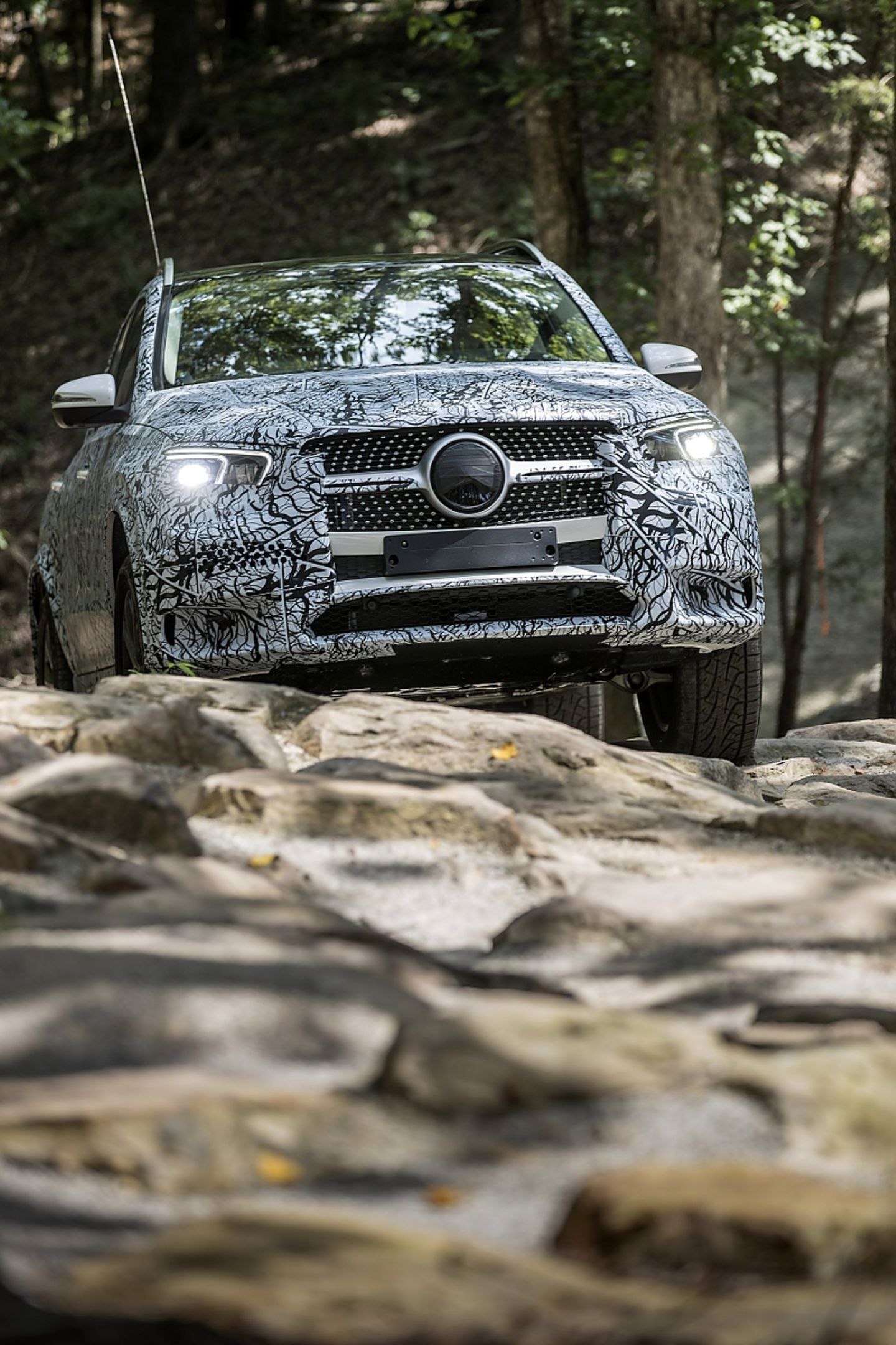 Mercedes GLE 2019 - überzeugt Dank Luftfeder auch im Gelände