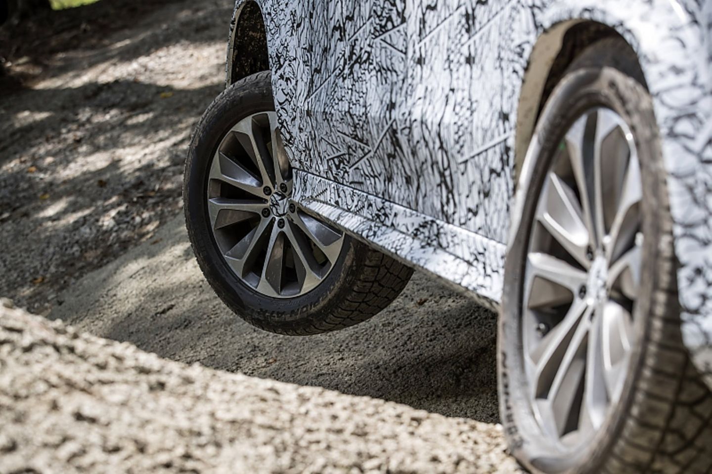 Mercedes GLE 2019 - hoch das Bein