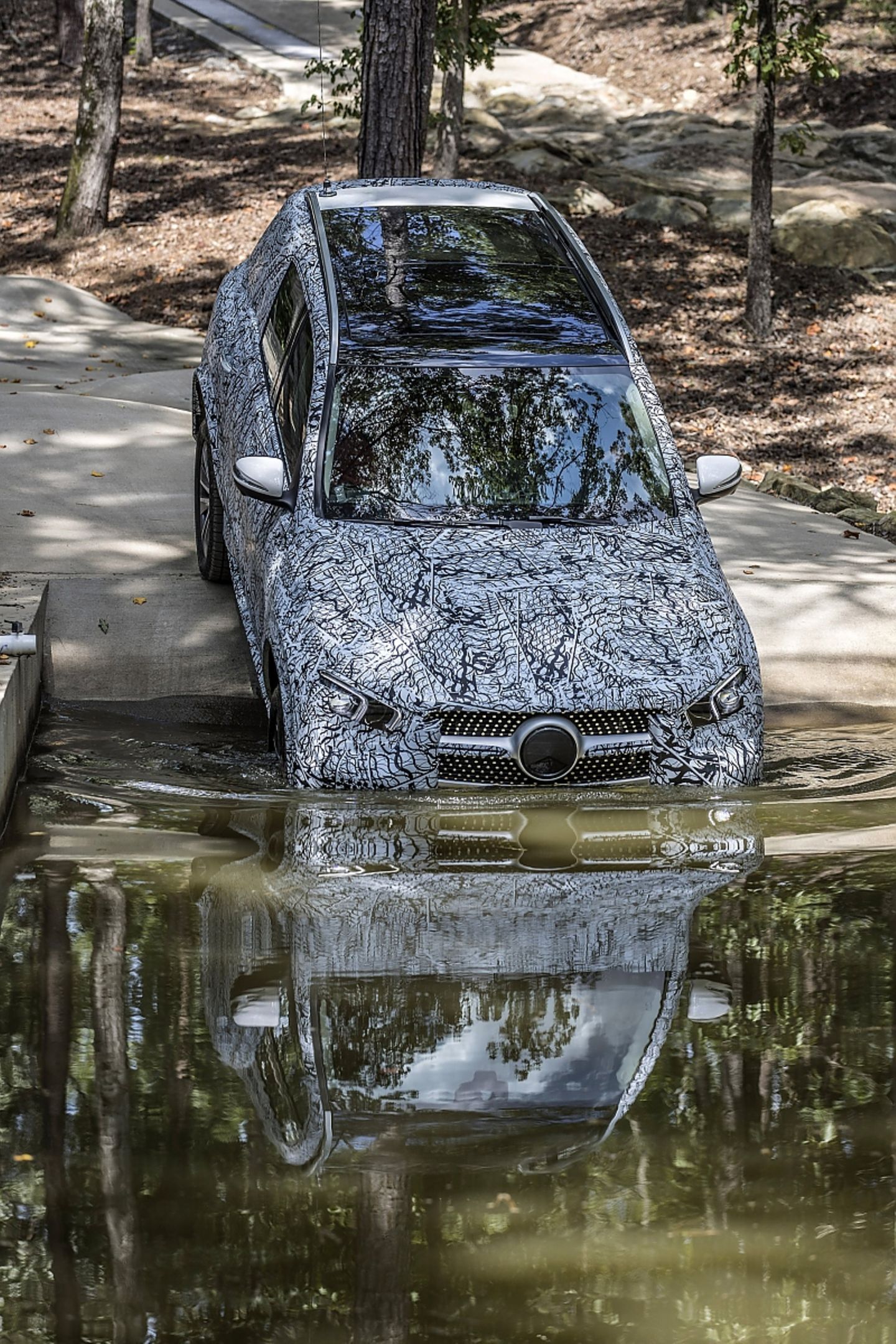 Mercedes GLE 2019 - geht auch gerne einmal baden