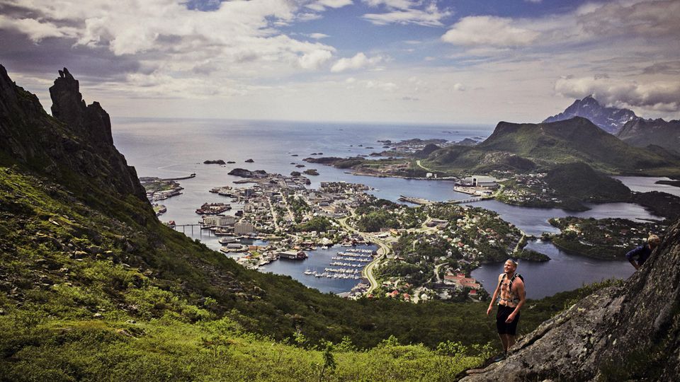 Norwegen: Die Inselhauptstadt Svolvær Die Inselhauptstadt Svolvær