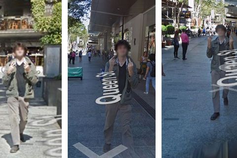 Google: Im Dutzend Mittelfinger – dieser Australier prankt Street View