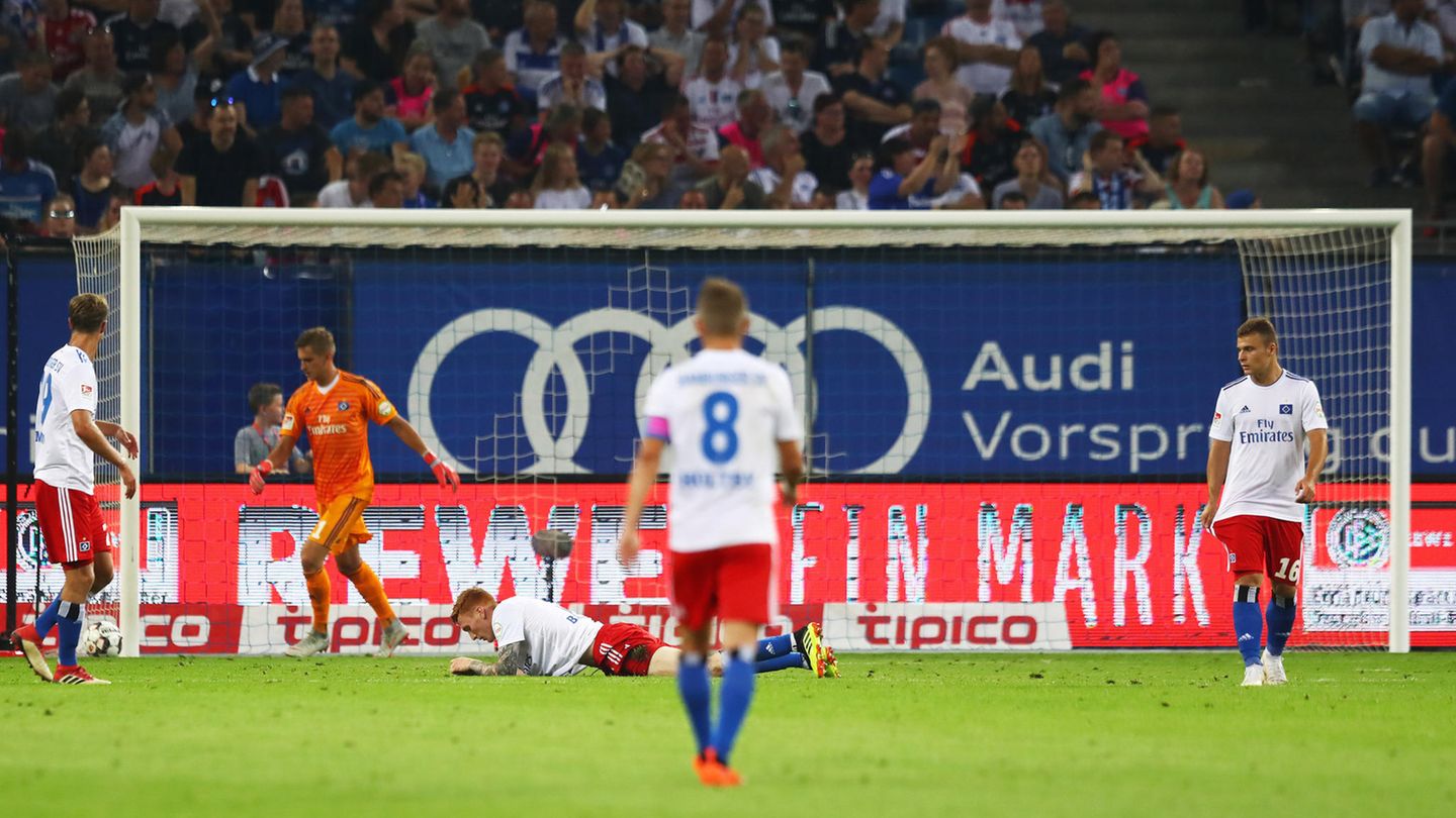 Kalte Dusche für HSV gegen Kiel - Fehlstart in die 2. Liga