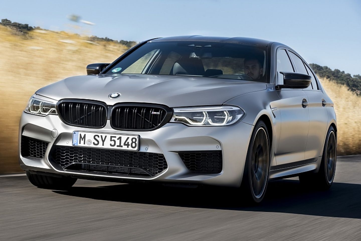 Nach 3,3 Sekunden erreicht der BMW M5 Competition Landstraßentempo