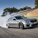 Mit dem BMW M5 Competition sind auch kontrollierte Drifts möglich