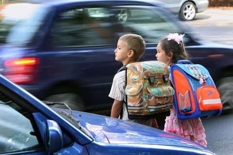 Schulstart Schulweg