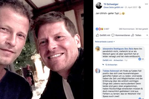 Til Schweiger (l.) und Jan Ullrich