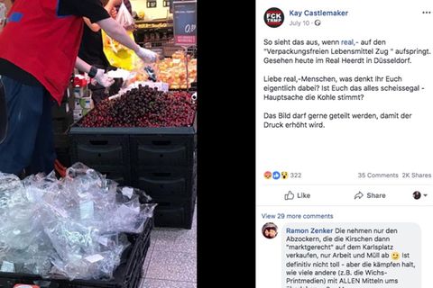 Das Bild wurde etliche Male geteilt – Kunden machten ihrem Ärger unter dem Posting Luft
