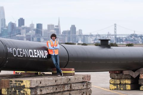 Es begann mit der Obsession eines Teenagers. Nun startet das Projekt von Boyan Slat.