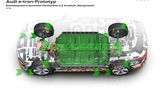 Auch wenn es schnell um die Kurven geht, rekuperiert der Audi e-tron quattro