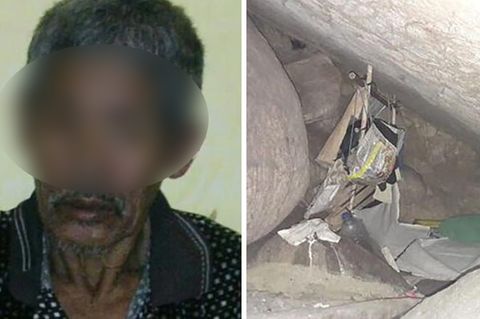 Der 83 Jahre alte Schamane soll die Frau 15 Jahre lang in der Höhle in Indonesien festgehalten haben