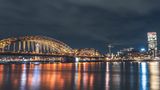 Köln Brücke Skyline