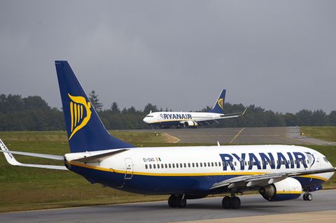Maschinen der Fluglinie Ryanair