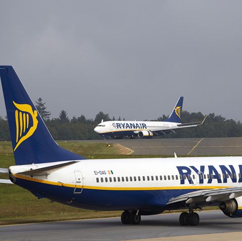 Maschinen der Fluglinie Ryanair