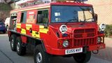 Der Pinzgauer als geländegängige Feuerwehr.