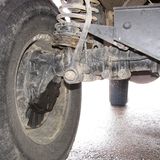 Diesen Achsen  verdankt der Pinz seine Geländegängigkeit.