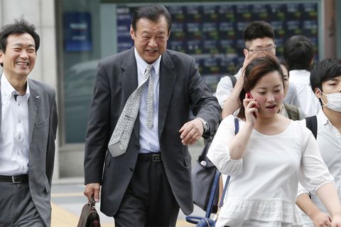Businessleute in Tokio