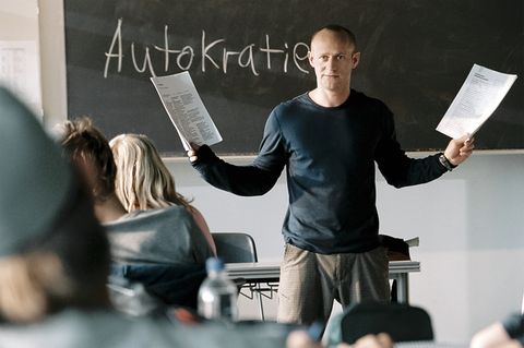 Schauspieler Jürgen Vogel im Film "Die Welle"