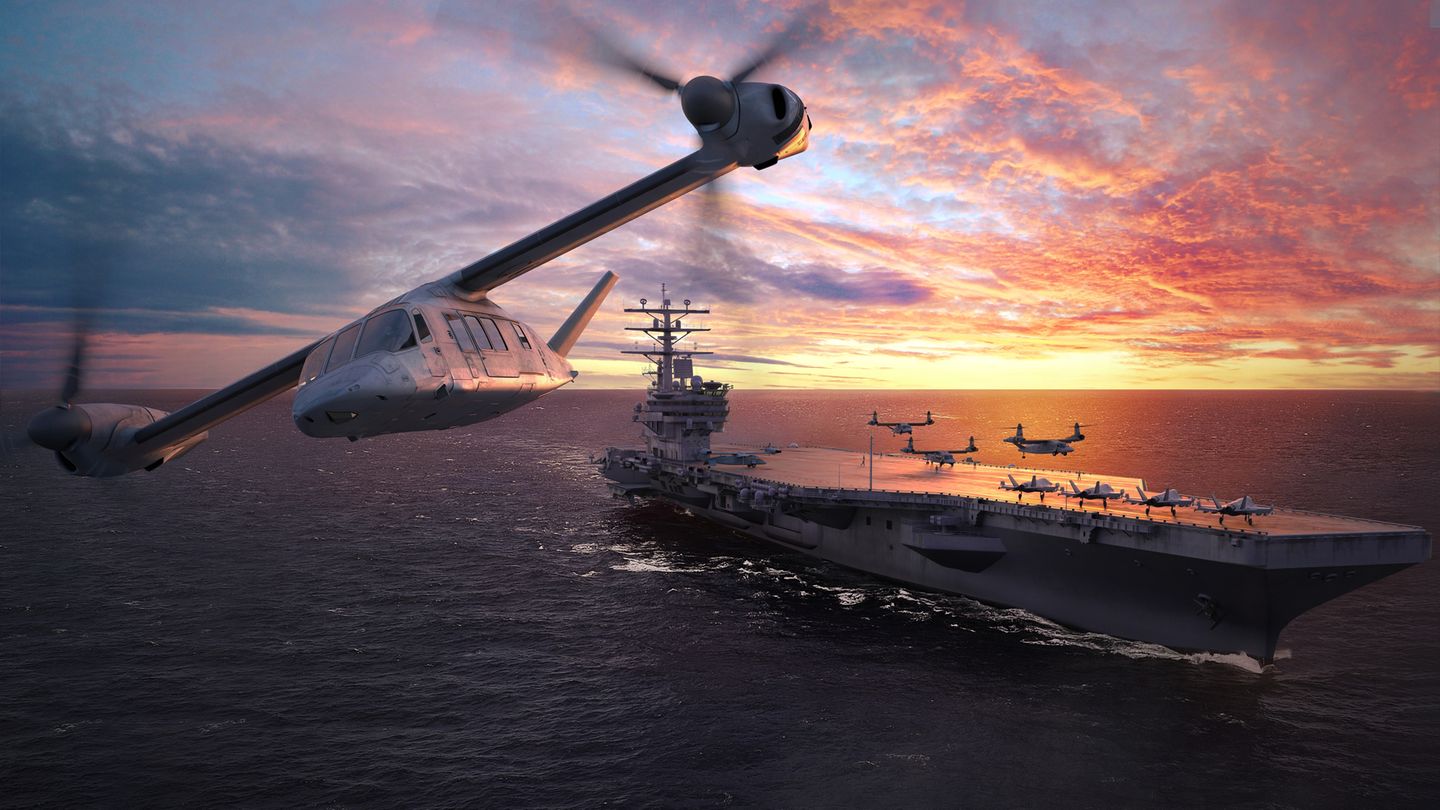Die V-280 kann Truppen fast 4000 Kilometer weit transportieren.