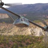 Wie ein Hubschrauber kann die V-280 auf jedem freien Platz landen.