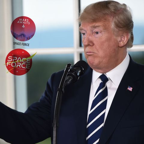 US-Streitkräfte im Weltall: Trumps "US Space Force" – seine Anhänger sollen über das Logo bestimmen
