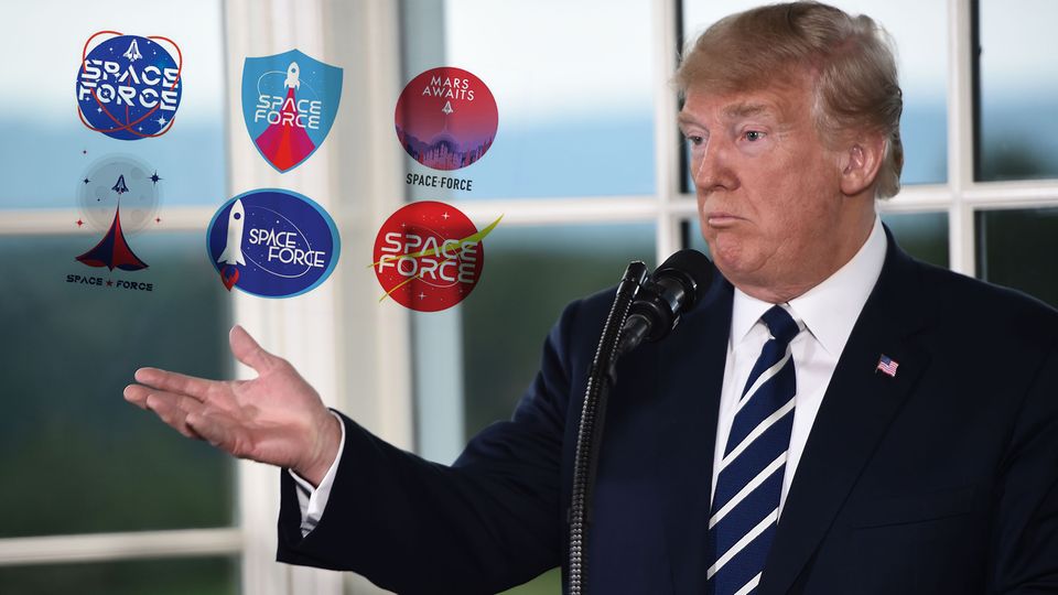 US Space Force: Die Welt ist nicht genug - US-Regierung will Weltraum-Armee gründen - und hat schon ein Logo