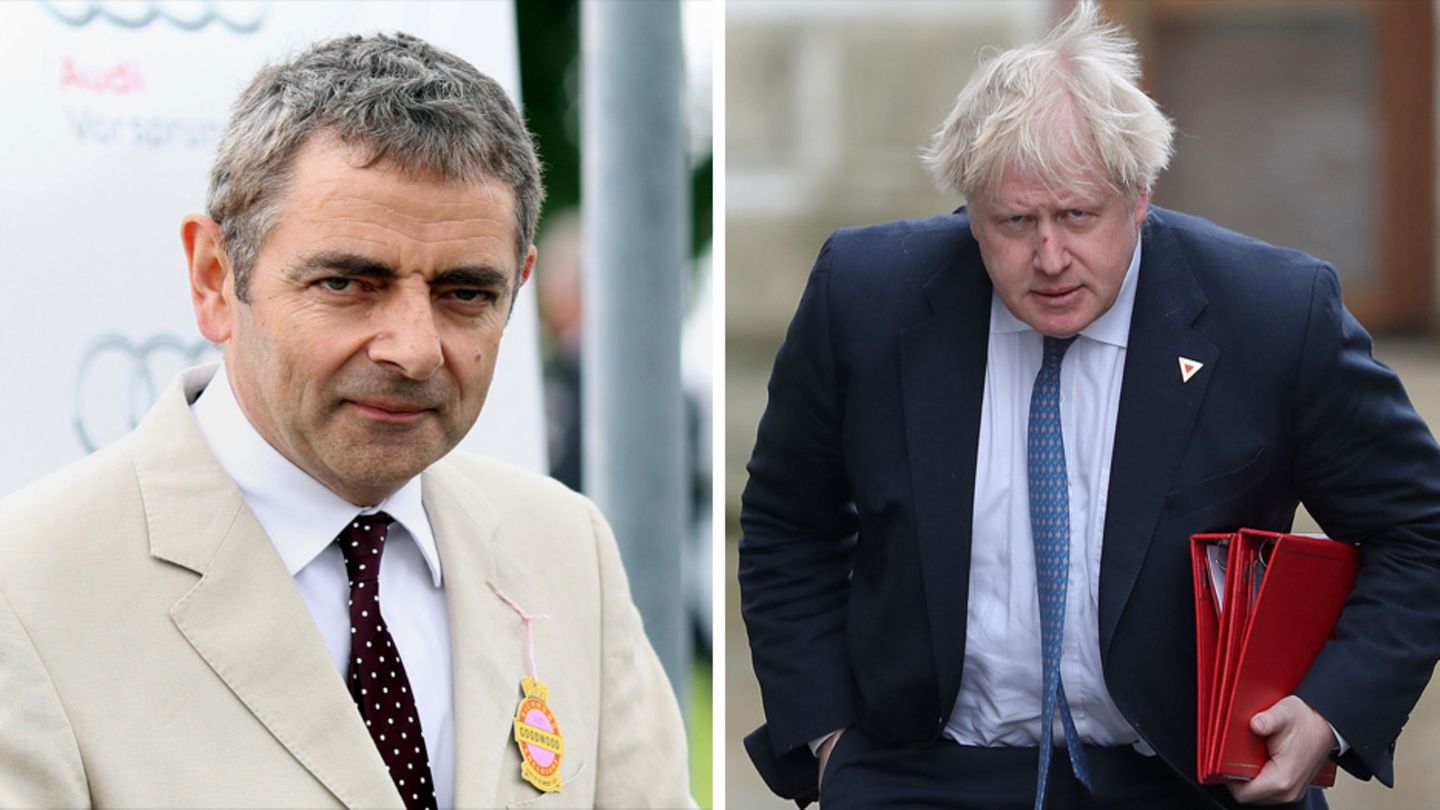 Rowan Atkinson Boris Johnson