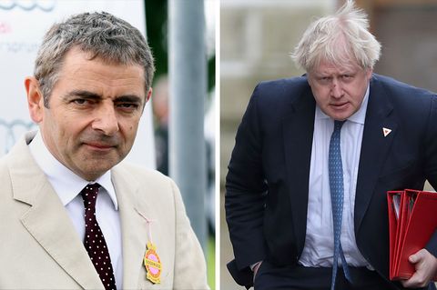 Rowan Atkinson Boris Johnson
