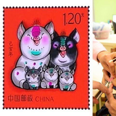 Die Schweine-Familie könnte eine neue Familien-Politik in China ankündigen