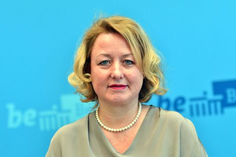 Die Berliner Senatssprecherin Claudia Sünder