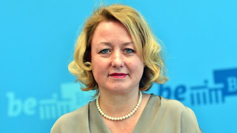 Die Berliner Senatssprecherin Claudia Sünder